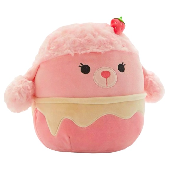 Squishmallows Strawberry Poodle Plush Squishmallow - NWT - Picture 1 of 3